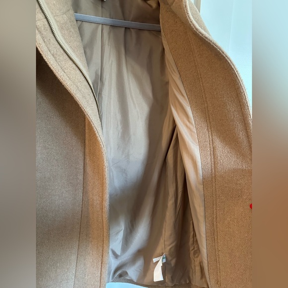 J. Crew Camel Wool Blend Coat - Picture 6 of 8